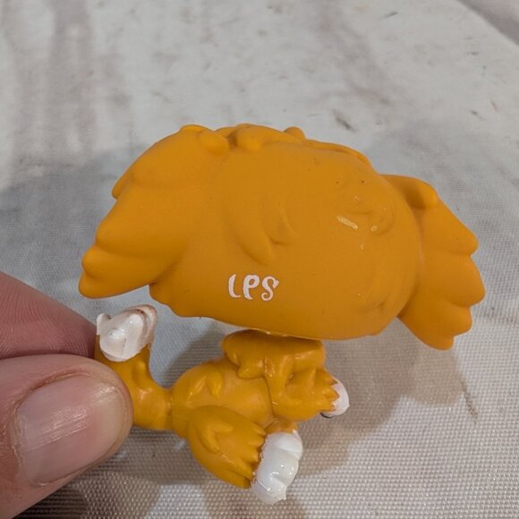 Hasbro Orange Plastic Labradoodle Dog Littlest Pet Shop Adventure Action Figure - Picture 5 of 8